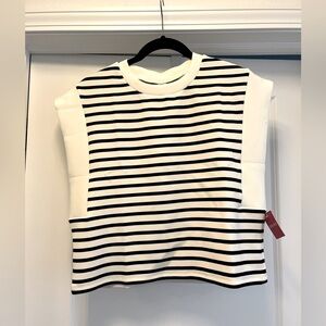 Spanx AirEssentials Cap-Sleeve Tee Size Large NWT